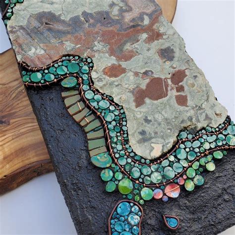 Stone Mosaic Art Mosaic Stepping Stones Mosaic Rocks Mosaic Tile Art