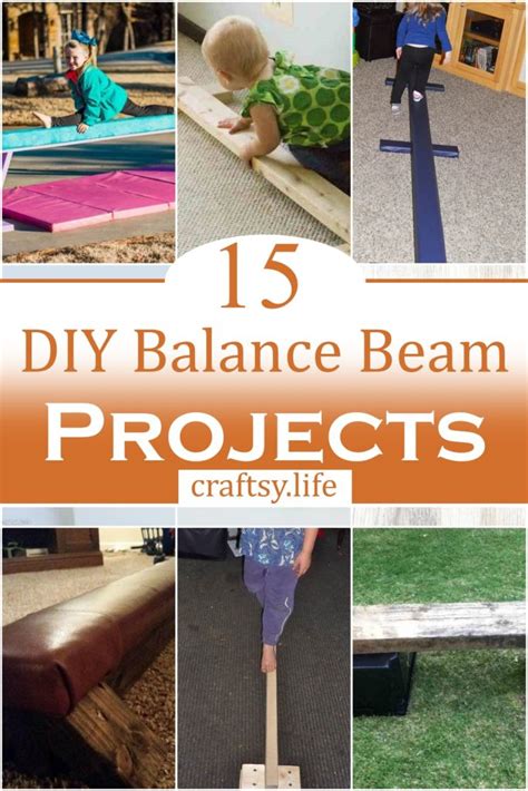 15 Diy Balance Beam Projects For Practicing Craftsy