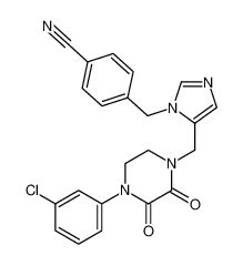 Benzonitrilo 4 5 4 3 Clorofenil 2 3 Dioxo 1 Piperazinil