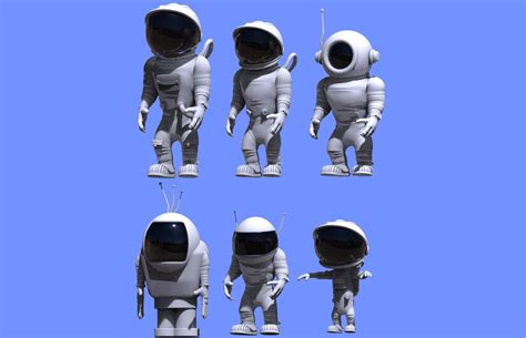 Astronaut 3D Model $79 - .max .obj - Free3D