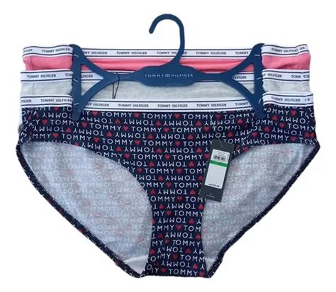 Set De 3 Calzones Bikini Tommy Hilfiger Originales Talla L g Meses sin interés