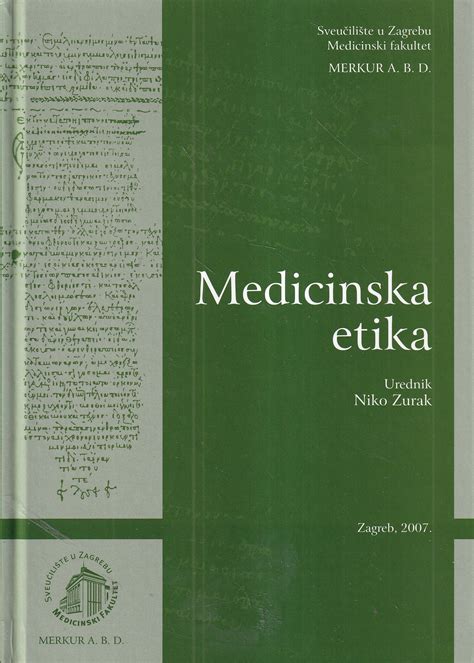 Niko Zurak Medicinska Etika