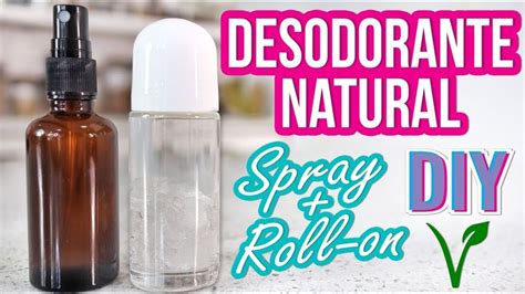 DESODORANTE NATURAL EN SPRAY Y ROLLON CON PIEDRA DE ALUMBRE DIY