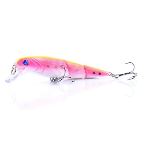 10 5cm 14g Mino Plastic Artificial Bionic Fish Luya Multi Section