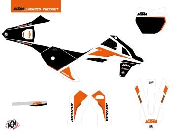 Kit D Co Motocross Ktm Dna Blanc Kutvek