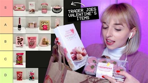 Trying Every Trader Joes Valentine S Item Youtube