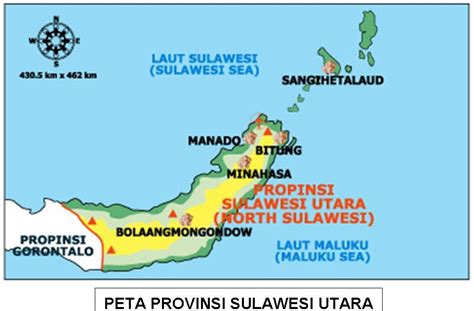 Peta Digital Peta Provinsi Sulawesi Utara 05