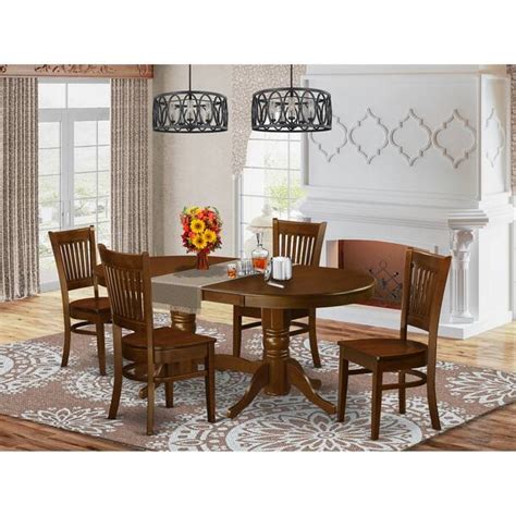 Lark Manor Ruhlman Butterfly Leaf Rubberwood Solid Wood Dining Set And Reviews Wayfair