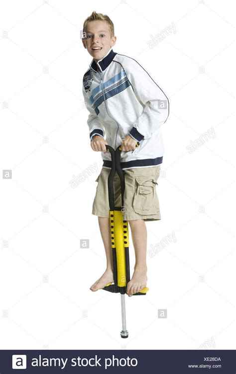 pogo stick high resolution stock photography  images alamy