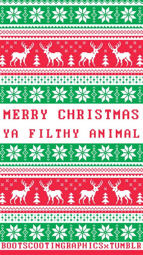 70 Merry Christmas You Filthy Animal Background Pics Myweb