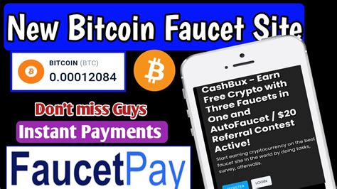 New Bitcoin Earning Site 2022 Best Faucet Bitcoin Instant Payment