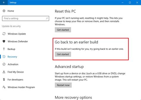 How To Roll Back To Previous Version After Upgrading To Windows 10 Pureinfotech