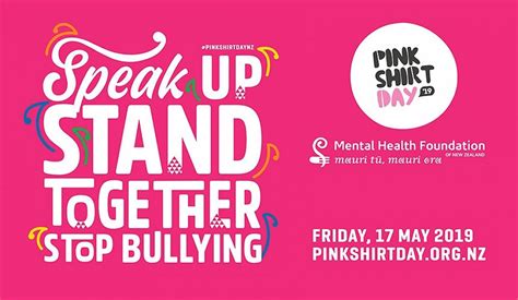 Weve Joined The Pink Shirt Day Movement To Speak Up Stand Together