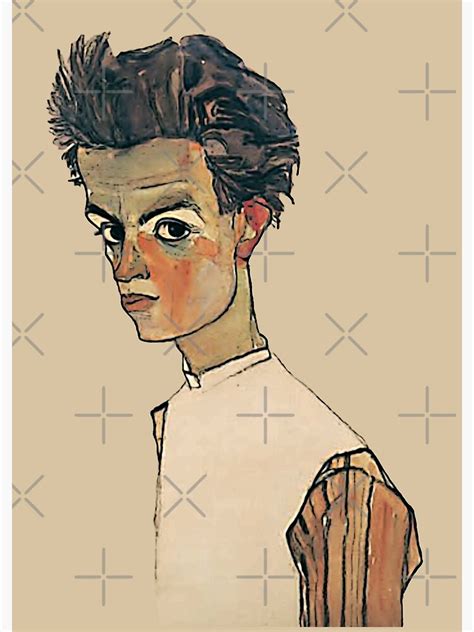 Egon Schiele Self Portrait Poster For Sale By Skyafterdusk