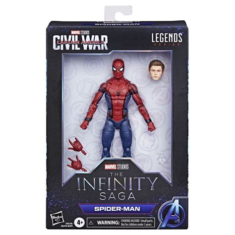 Marvel Legends Series Spider-Man, Captain America: Civil War ...