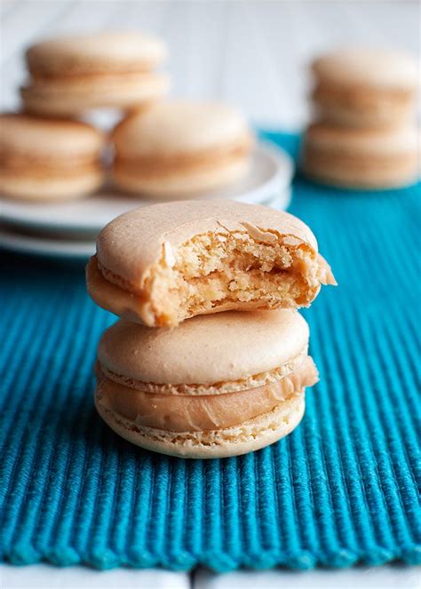 Salted Caramel Macarons The Tough Cookie Macaron Recipe Macaron