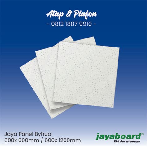 Jual Jayaboard Byhua Ceiling Panel Plafon Akustik Gyptile X Mm