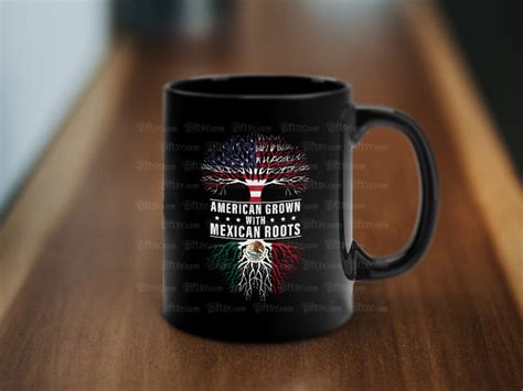 American Grown With Mexican Roots Flag Sublimation Svg Png Giftsvg