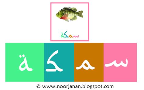 Noor Janan Homeschool Arabic Vocabulary