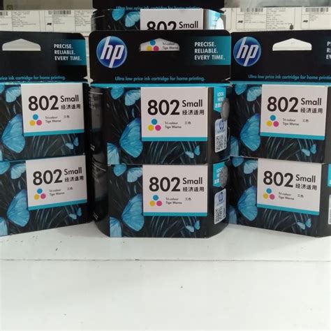 Jual Tinta Hp 802 Black Dan Colour Original Shopee Indonesia