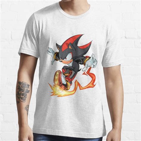 Shadow The Hedgehog Fire T Shirt For Sale By Andreanawen Redbubble