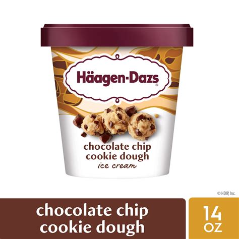 Haagen Dazs Chocolate Chip Cookie Dough Ice Cream 14oz Walmart Inventory Checker Brickseek