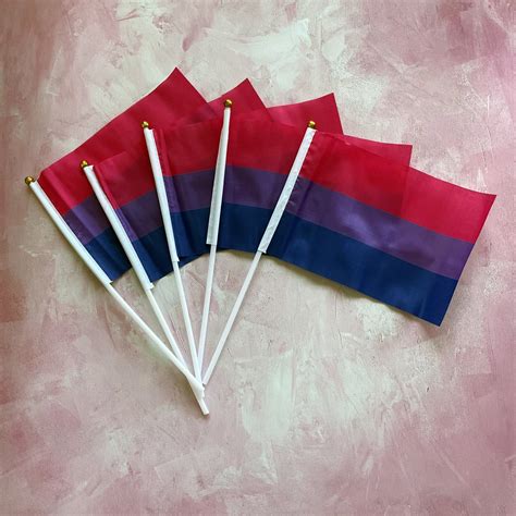 Mini Bisexual Flag Handy Bisexual Flag Bi Flag Gay Pride Etsy