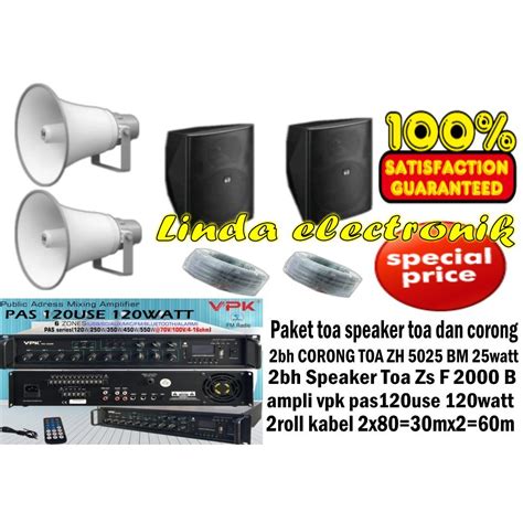 Jual Paket Toa Speaker Toa Dan Corong Toa Oryginal Shopee Indonesia