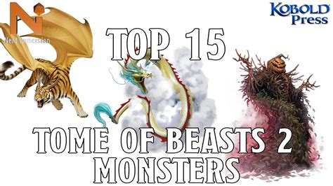 Top 15 D&D 5e Tome of Beasts 2 Monsters | Nerd Immersion - YouTube