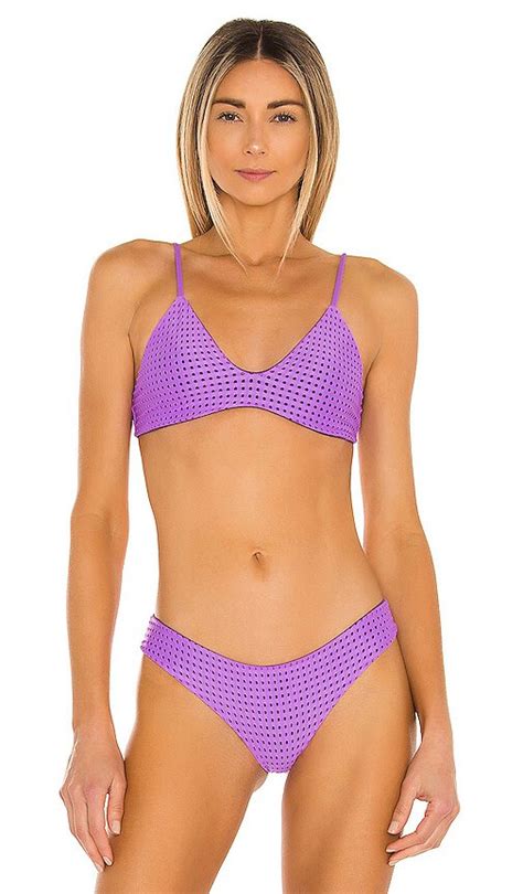 Acacia Napali Mesh Bikini Toppurple Iris Editorialist