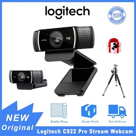 Logitech C922 Pro Stream Webcam Hd Full Hd Video Streaming With Tripod Included Shopee Philippines