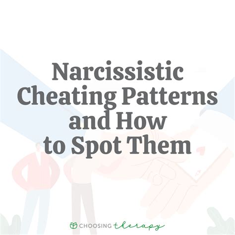 7 Narcissistic Cheating Patterns How To Spot Them Artofit