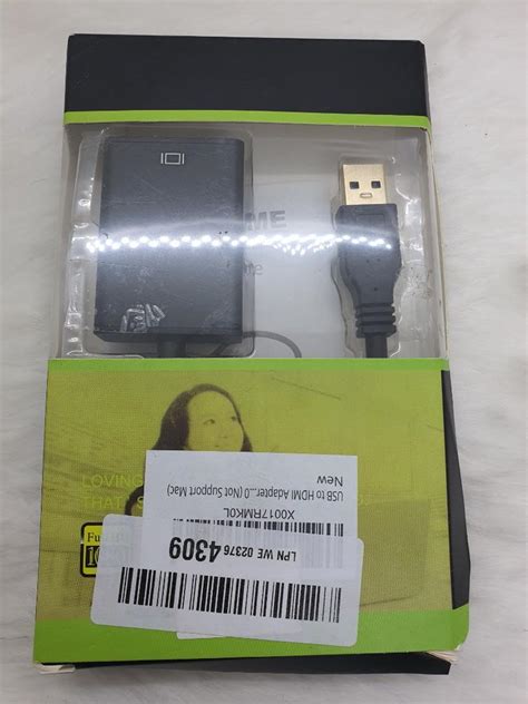 USB to HDMI Adapter, USB 3.0 to HDMI Adapter, Laptop Mini PC HD Monitor ...