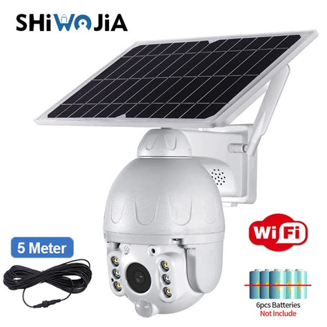 Shiwojia C Mara Solar Para Exteriores Dispositivo Con Wifi Bater A