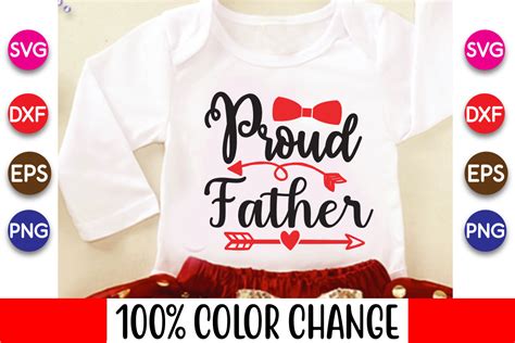 Proud Father Svg Design Papa Svg Design Graphic By T Shirtdesign