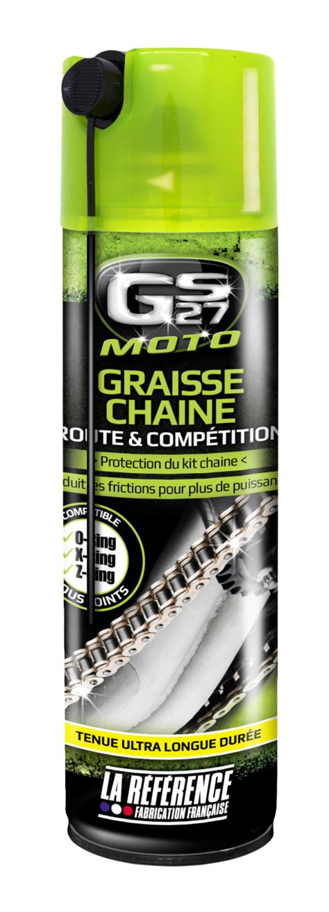 Graisse chaîne GS27 MOTO route et compétition 250 ml Roady