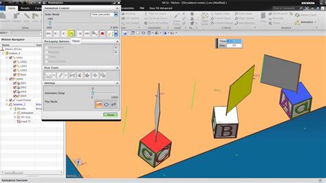 Nx Motion Tutorial Vector Force Vs Scalar Force Youtube