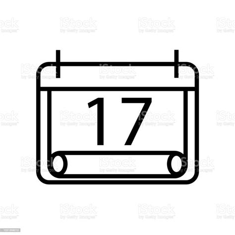 Calendar Icon Vector Isolated On White Background Calendar Sign Stock