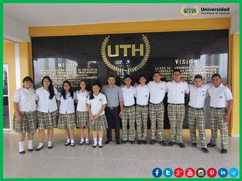 Blog Uth Tegucigalpa Visita De Estudiantes Del Instituto El Roble