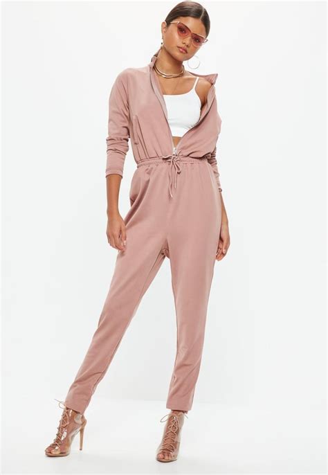 Missguided Tall Pink Utility Jumpsuit Gigi Hadid Pink Ralph Lauren