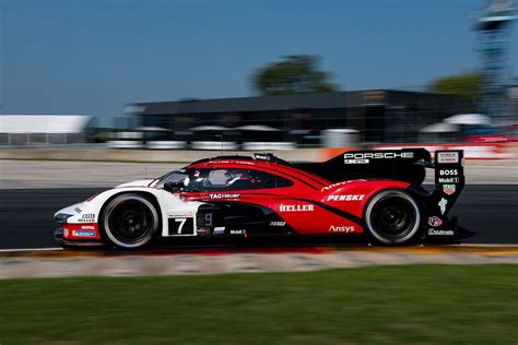 Imsa Road America Campbell Nasr Penske Porsche Takes Victory