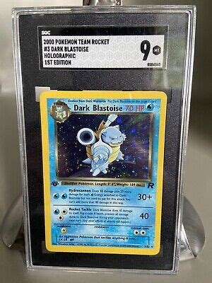 Pok Mon Sgc Mint Dark Blastoise Team Rocket St Edition