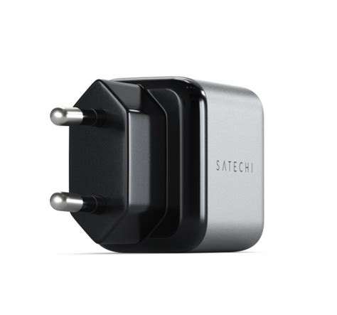 Купить Satechi 30w Usb C Gan Wall Charger Цвет Space Grey St Uc30wcm