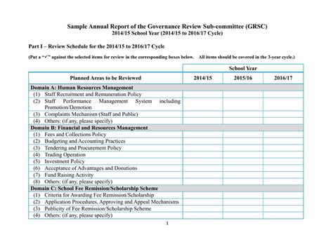 Financial Advisor Annual Review Template