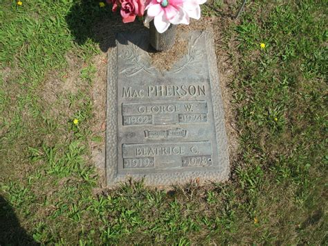 George William Caldwell Macpherson Find A Grave Memorial