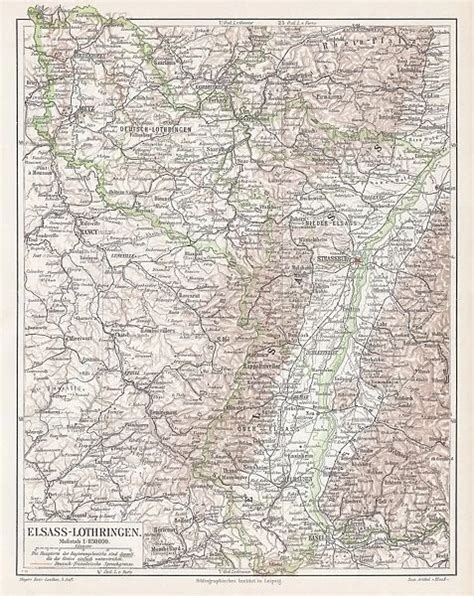 Alsace-Lorraine map 1895 Our beautiful Wall Art and Photo Gifts include Framed Prints, Photo ...