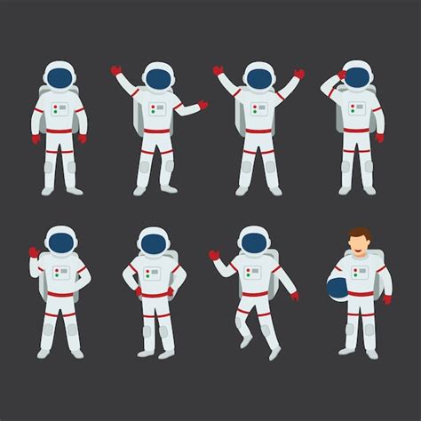 Premium Vector | Astronaut character design vector