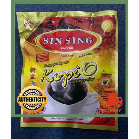 Sin Sing Kopi O Coffee Mixture Bags Uncang Kopi Campuran