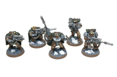 Warhammer Space Marines Scouts With Sniper Rilfes Well Painted Jys