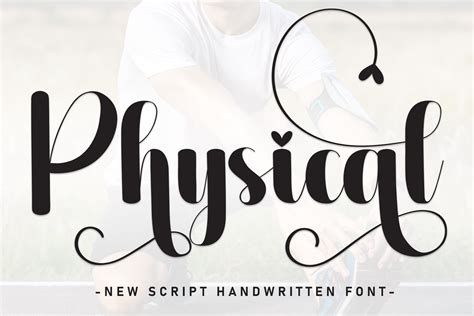 Physical Font By Andikastudio · Creative Fabrica